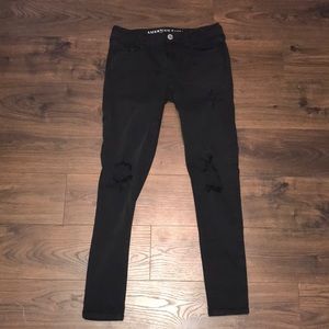 new ripped american eagle jeans